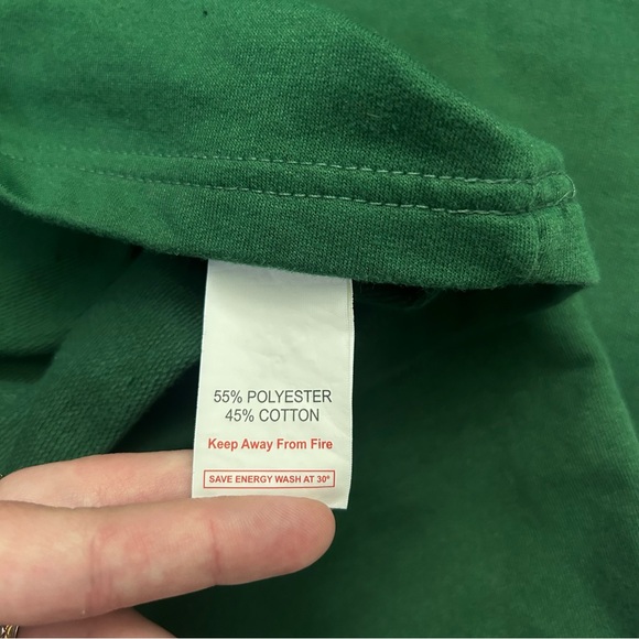 Boohoo Green High Neck Embroidered Sweatshirt Dress - Picture 5 of 5